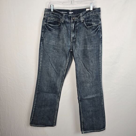 Urban Pipeline Jeans Men's 33 x 30 Relaxed Bootcut Blue Medium Wash NWT - Picture 1 of 16